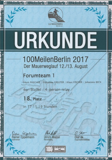 Mauerweglauf 2017